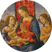 Mainardi, Sebastiano Virgin Adoring the Child with Two Angels Sweden oil painting artist